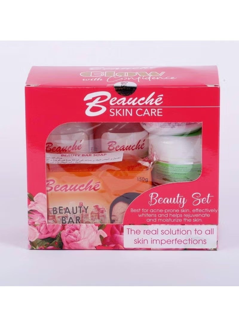 6 pcs beauty skin care set 300ml